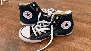 Converse All Star Negras Hi Top Talla 33,5