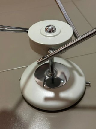 Lámpara de techo cristal y metal