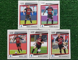 5 Carte Calcio Score Panini Milan 2022/23