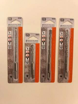 Set 4 Punte SDS Plus G3 6-8-10mm