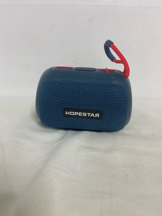 Altavoz Bluetooth Hopestar azul y rojo