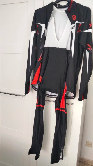 Maillot Ciclismo X-Tiger Negro/Rojo Talla XXL