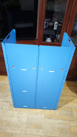 Armario Cocina Camping Azul y Blanco