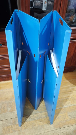 Armario Cocina Camping Azul y Blanco
