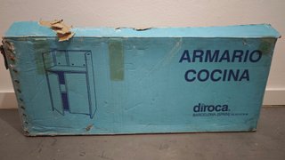Armario Cocina Camping Azul y Blanco