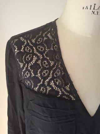 Vestito corto Mango nero tg L