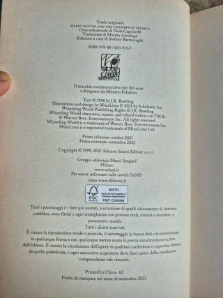 Harry Potter MinaLima volumi 1 2 3 edizione illust