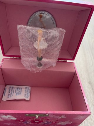 Caja Joyero Musical Bailarina Rosa