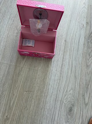 Caja Joyero Musical Bailarina Rosa