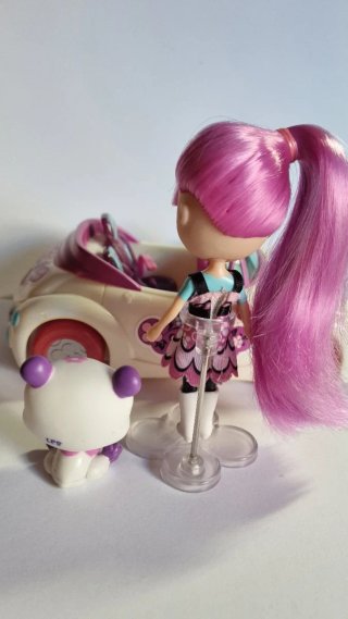 Muñeca Blythe Pet Shop con Coche y Mascota