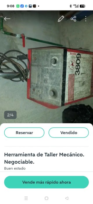 Cargador Baterías 6V/12V Taller Mecánico