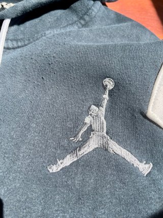 Chaqueta Varsity Jordan Azul y Blanca