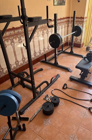 GIMNASIO COMPLETO EN CASA – ESTACIÓN + BANCO + RAC