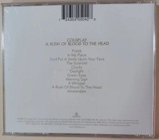 CD Coldplay - A Rush of Blood to the Head Original