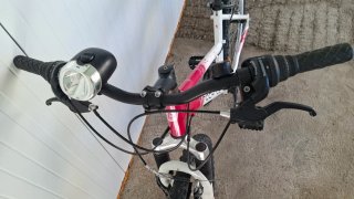 Bici Montaña Mujer Rockrider Blanca/Rosa