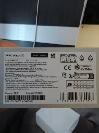 OPPO Watch X3 - Smartwatch