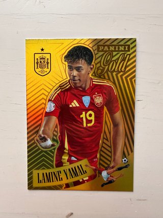 Lamine Yamal Panini Tributo Gold #90
