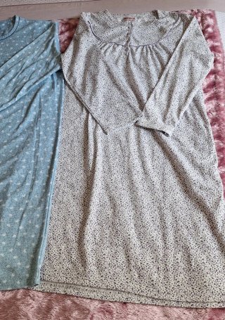 2 Camisones Señora Manga Larga