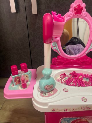Tocador Maleta Infantil Rosa