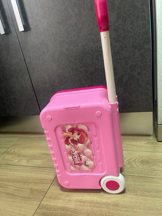 Tocador Maleta Infantil Rosa