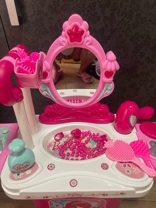 Tocador Maleta Infantil Rosa