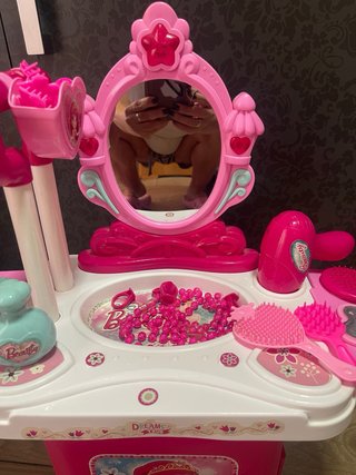 Tocador Maleta Infantil Rosa