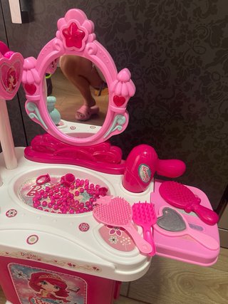 Tocador Maleta Infantil Rosa