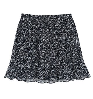 Falda Mango floral verde