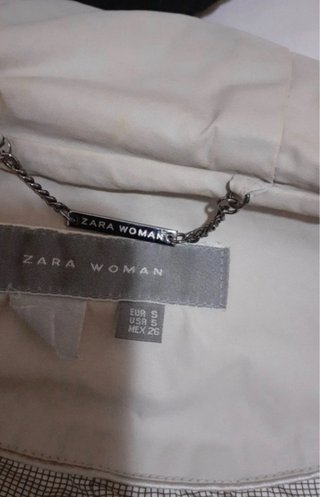 Chaqueta Zara Mujer Beige