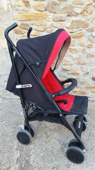 Silla de paseo Be Cool Street Negra/Roja