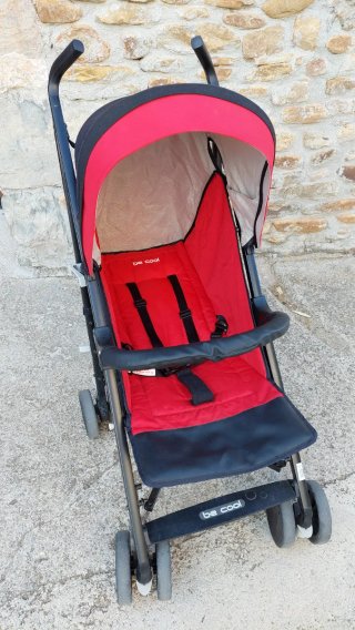 Silla de paseo Be Cool Street Negra/Roja