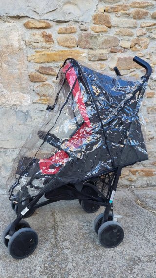 Silla de paseo Be Cool Street Negra/Roja