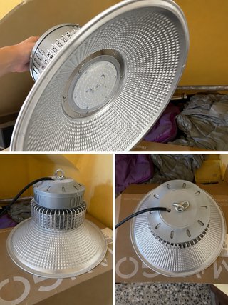 Lote 8 Lámparas LED Industriales