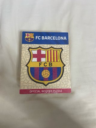 Puzzle Oficial FC Barcelona Escudo Madera