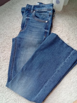 Set 3 Pantalones Stradivarius Gris y azules