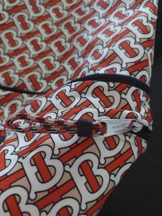 Zainetto Burberry Monogram Beige e Rosso