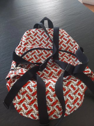 Zainetto Burberry Monogram Beige e Rosso
