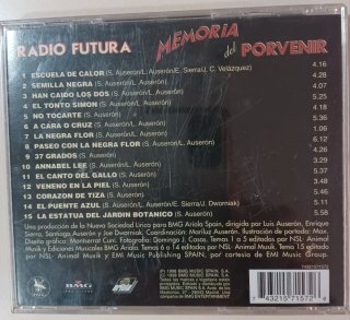 CD Radio Futura - Memoria del Porvenir