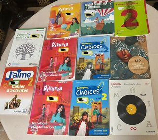Libros de 2 de la eso instituto huerta salama