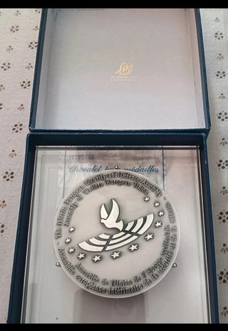 Medaglia/Placca Ufficiale Assemblea Sicurezza Euro