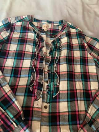 Camisa cuadros invierno talla M