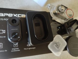Action Cam 4K Apexcam K70 WiFi + SD 64 GB Nuova