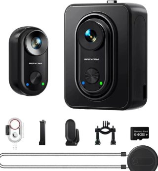 Action Cam 4K Apexcam K70 WiFi + SD 64 GB Nuova