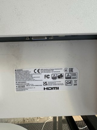 Monitor Philips V Line 24 Negro/Blanco