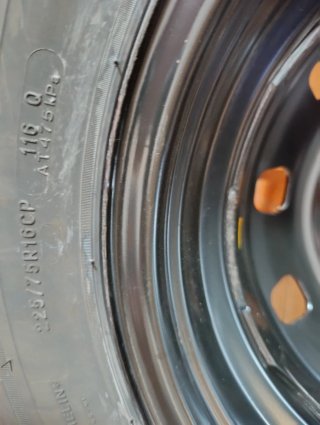 Rueda Repuesto Autocaravana Michelin 225/75 R16