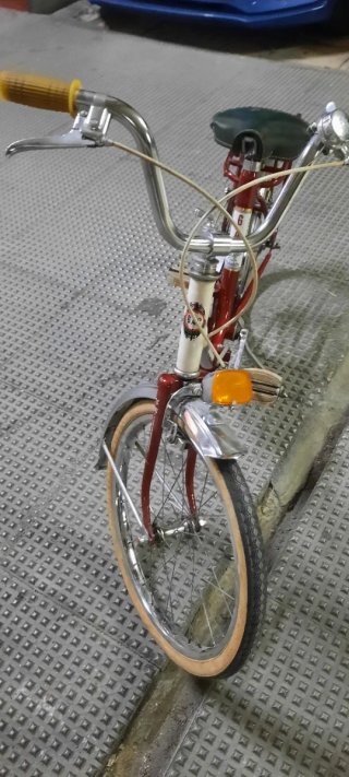 Bicicleta plegable GAC Vintage Roja