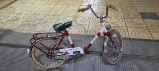 Bicicleta plegable GAC Vintage Roja