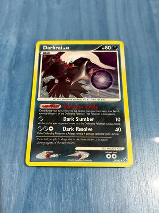 Carta pokémon: Darkrai 3/100 inglés con swirl