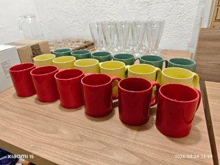 Copas, Platos y Vasos