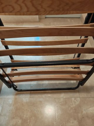 Cama Plegable / Somier Plegable Individual 80x190